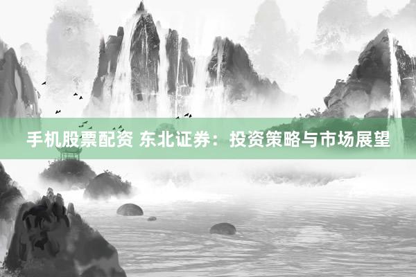 手机股票配资 东北证券：投资策略与市场展望